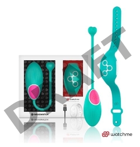 Зеленое виброяйцо с пультом-часами Wearwatch Egg Wireless Watchme