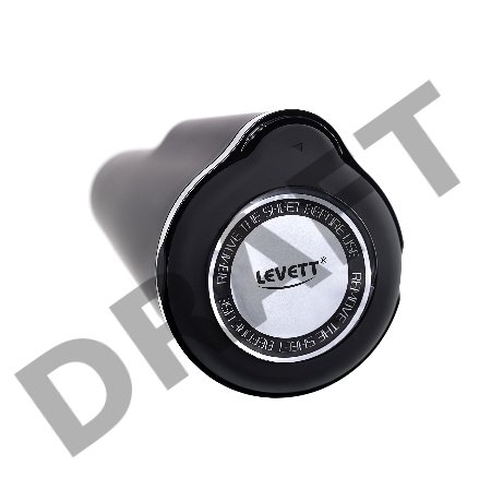 Мастурбатор Levett Zyra, TPE, черный, 22 см