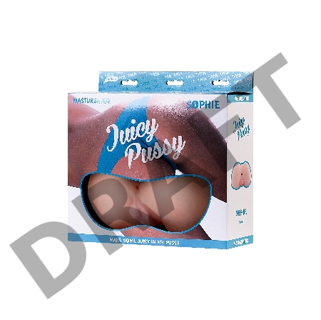 Мастурбатор реалистичный TOYFA Juicy Pussy Sophie с вибрацией , вагина и анус, TPR, 17 см