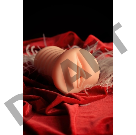 Мастурбатор реалистичный с вибрацией KOKOS Three Sisters Lady, TPR, бежевый, 18 см