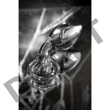 Анальная втулка Sexus Glass, стекло, прозрачная, 14,5 см, Ø 4 см