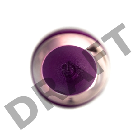 Вибростимулятор L'EROINA by TOYFA Flo, силикон, фиолетовый, 18,5 см