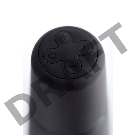 Мастурбатор Levett Zyra, TPE, черный, 22 см