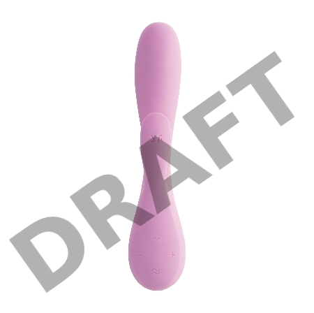 Нереалистичный вибратор Satisfyer Mono Flex, силикон, розовый, 20,4 см.