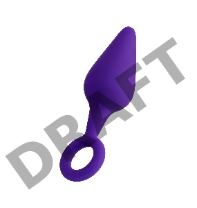 Анальная втулка ToDo by Toyfa Bung, водонепроницаемая, силикон, фиолетовая, 11,5 см, Ø 3,3 см