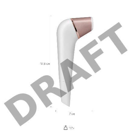 Вакуум-волновой бесконтактный стимулятор клитора Satisfyer 2 NG, ABS пластик, белый, 17 см.