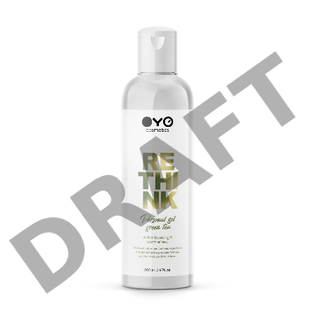 Увлажняющий гель на водной основе с согревающим эффектом OYO Personal Gel Green Tea - 200 мл.