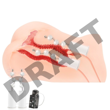 Hanna Onahole 001 Мастурбатор вагина анус с двойным слоем с вибрацией