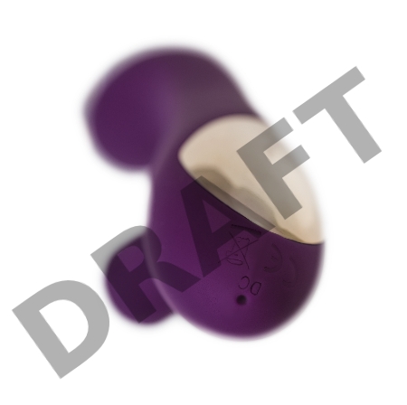 Вибратор для точки G с клиторальной стимуляцией Let it G, G-Spotter, силикон, фиолетовый, 19,5 см