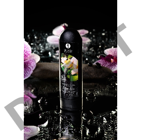 Возбуждающий гель для влюбленных Shunga Lotus Noir, уникальная формула с L-аргинином, 60 мл.