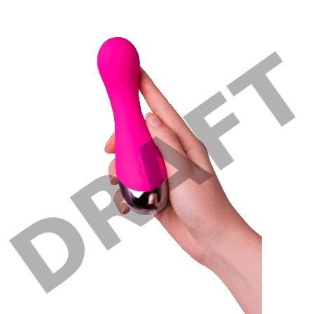 Стимулятор точки G L'EROINA Rolly, силикон, розовый, 15 см