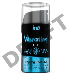 Жидкий интимный гель с эффектом вибрации Ice, 15мл