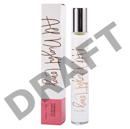 Парфюмерное масло с феромонами All Night Long с мягким восточным ароматом - 9,2 мл.