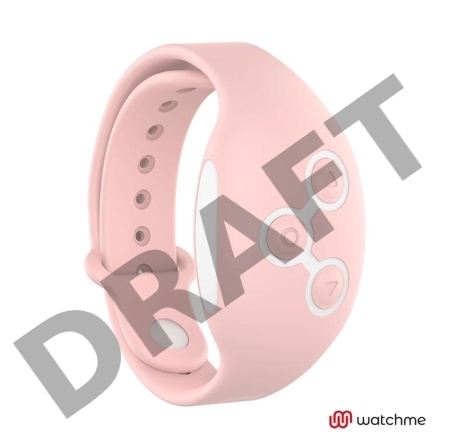 Голубой вибратор для пар с нежно-розовым пультом-часами Weatwatch Dual Pleasure Vibe