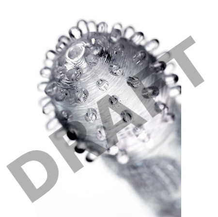 Насадка на палец A-Toys Hicks, TPE, прозрачный 8,5 см