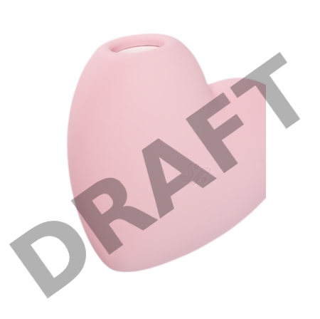 Вакуум-волновой бесконтактный стимулятор клитора Satisfyer Cutie Heart, силикон, розовый