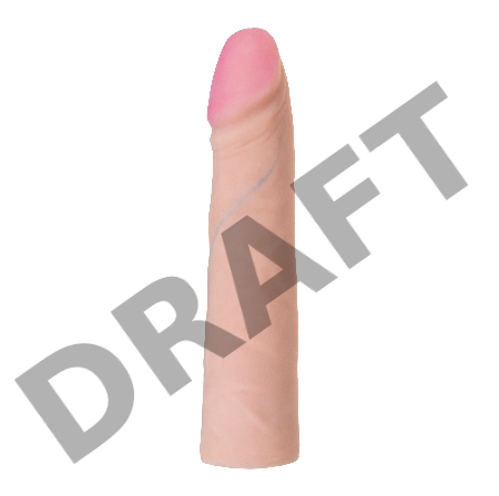 Страпон LoveToy LESBIAN SERIES с поясом Harness, телесный