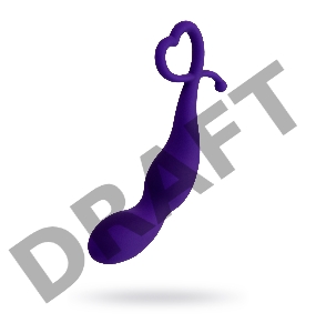 Анальная втулка ToDo by Toyfa Wlap, водонепроницаемая, силикон, фиолетовая, 16 см, Ø 2,5 см