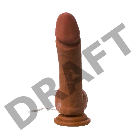 Реалистичный вибратор TOYFA RealStick Elite Mulatto, коричневый, 16 см