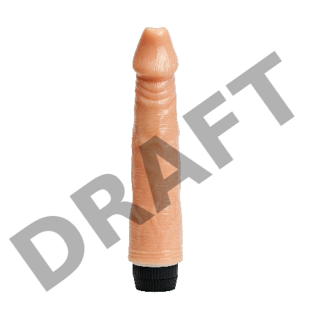 Телесный вибратор-реалистик - 22,5 см.