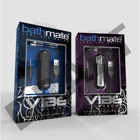 Вибропуля Bathmate Vibe Bullet Black, перезаряжаемая, водонепронецаемая, пластик, черная