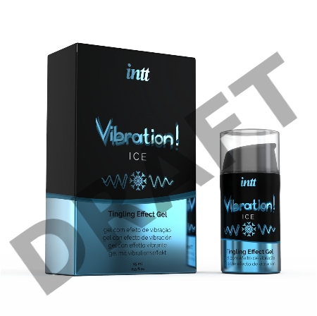 Жидкий интимный гель с эффектом вибрации Ice, 15мл