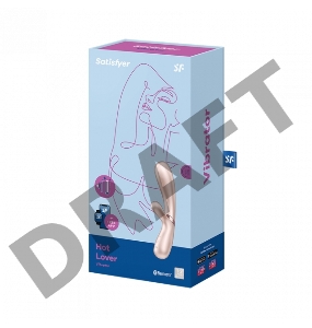 Вибратор Satisfyer Hot Lover Connect App Silver/Champagne 002514SA