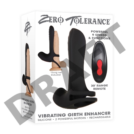 Zero Tolerance VIBRATING GIRTH ENHANCER Эрекционное кольцо-сбруя с пультом ДУ