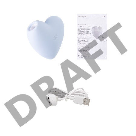 Вакуумный стимулятор Satisfyer Cutie Heart Голубой J2018-276-2 (жен. вибратор