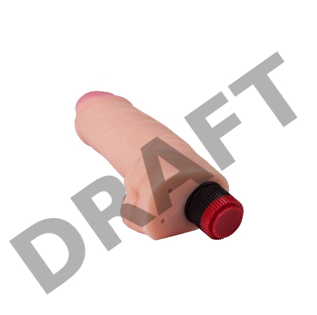 Вибромассажёр-реалистик ANDROID Long LoveToy, TPR, телесный, 17 см