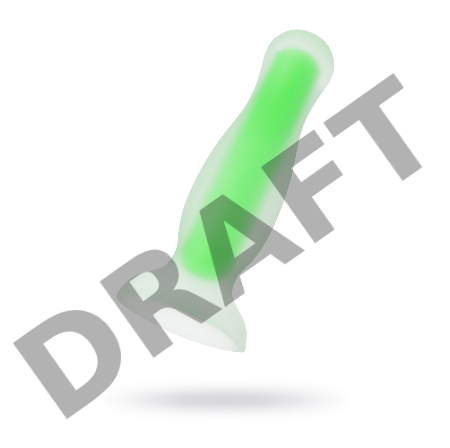 Анальная втулка светящаяся в темноте Beyond by Toyfa Mortimer Glow, силикон, прозрачный, 12,5 см