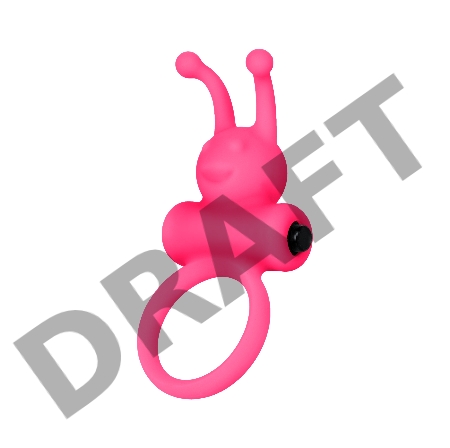 Эрекционное кольцо на пенис Eromantica, силикон, розовый, Ø 3,1 см