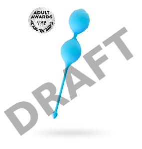 Вагинальные шарики TOYFA  A-Toys Trot, силикон, голубой, 19,5 см