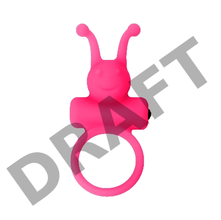 Эрекционное кольцо на пенис Eromantica, силикон, розовый, Ø 3,1 см