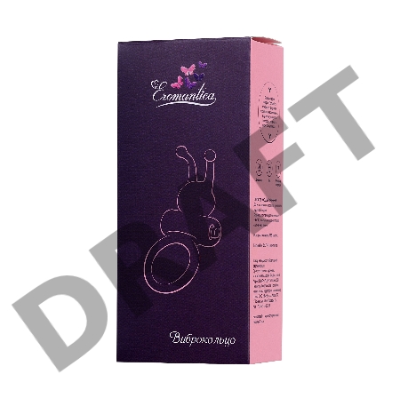 Эрекционное кольцо на пенис Eromantica, силикон, розовый, Ø 3,1 см