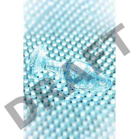 Анальная втулка TOYFA, акрил, голубой, 8 см, Ø 2,8 см