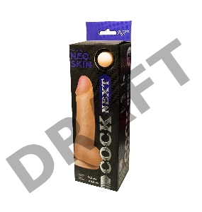 Фаллоимитатор COCK NEXT Lovetoy, TPR, телесный, 20,5 см