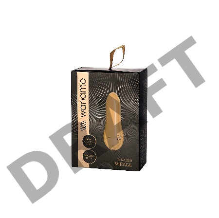 Стимулятор наружных интимных зон WANAME D-SPLASH Mirage, ABS пластик, золотой, 9 см