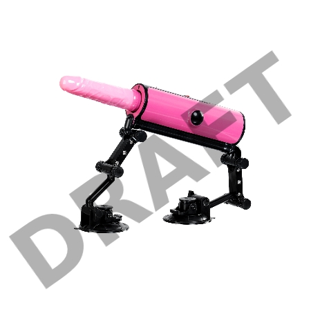 Секс-машина Pink-Punk, MotorLovers, ABS, розовый, 36 см