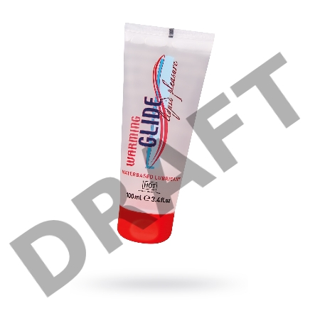 Согревающая смазка на водной основе HOT Glide, 100 мл