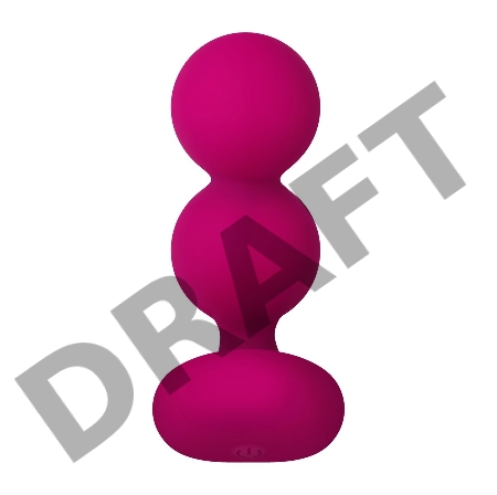 Анальные шарики Zero Tolerance BUBBLE BUTT с вибрацией, надувом и пультом ДУ