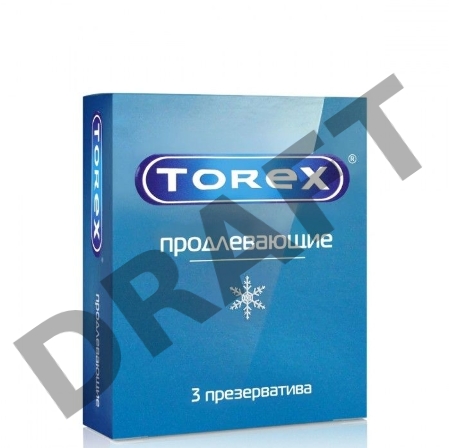 Презервативы продлевающие TOREX  латекс, №3, 18 см