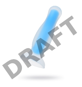 Анальная втулка светящаяся в темноте Beyond by Toyfa Namor Glow, силикон, прозрачный, 12,5 см