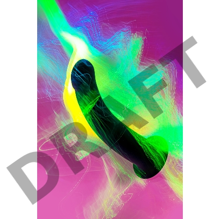 Анальный фаллоимитатор POPO Pleasure by TOYFA Serpens с изгибом M, силикон, черный, 16,5 см