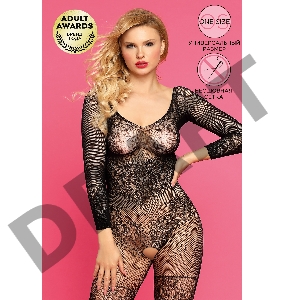 Костюм-сетка Candy Girl Tasha, черный, OS