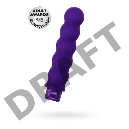 Нереалистичный вибратор TOYFA A-Toys, силикон, фиолетовый, 17 см