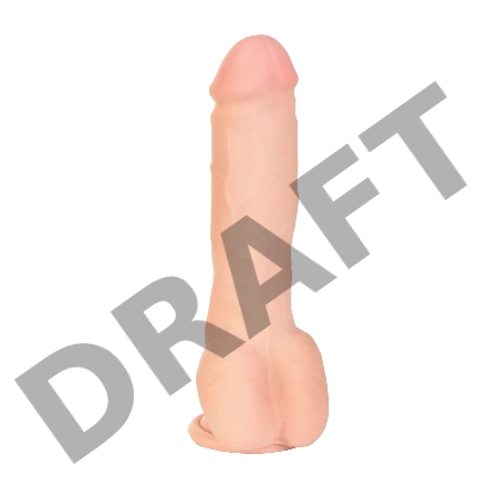 Ротатор TOYFA RealStick Elite, TPR, на присоске телесный, 17 см