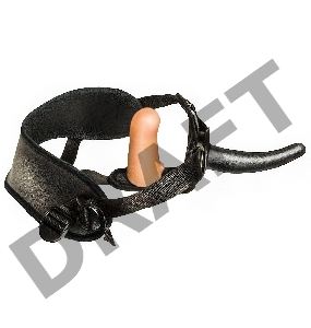 Женский страпон с вагинальной пробкой Woman Strap - 12 см.