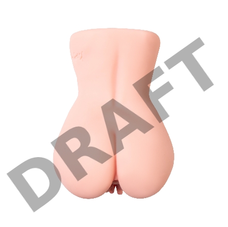 Мастурбатор реалистичный с двойным слоем KOKOS EDITION 002, TPR, бежевый, 18 см