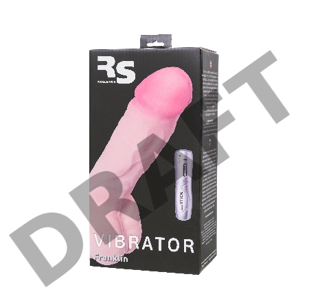 Реалистичный вибратор TOYFA RealStick Elite Vibro, TPR, телесный, 7 режимов вибрации, 24 см